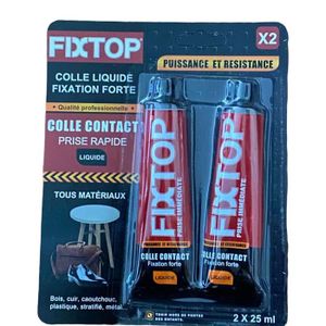 JOINT - COLLE COLLE FORTE CONTACT LIQUIDE PRISE RAPIDE 2 X 25ML TOUT MATERIAUX FR