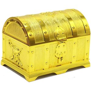 Coffre au trésor pour enfants Décoration Boîte à bijoux de pirate Jouets Accessoires de fête Verrous MOVKZACV Lot de 10 mini coffres au trésor de pirate pour enfants