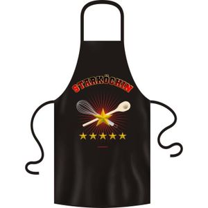 TABLIER DE CUISINE Tablier De Barbecue No-Compromise, Coton, Chef Étoilé, Taille Unique[n3042]