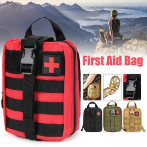 Highlander rouge first aid kit voyage pochette medic medical survie ceinture pack sac