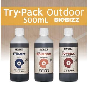 ENGRAIS Pack BioBizz 500 mL Try-Pack Outdoor * V.2