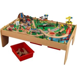 Squirrel Play - Circuit et Train en Bois 35 pièces