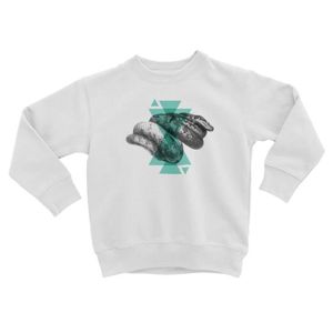 SWEATSHIRT Sweatshirt Enfant Serpent Géométrie Minimaliste Bi
