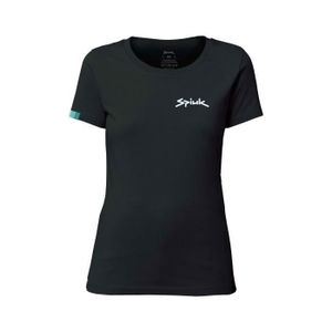 MAILLOT DE CYCLISME T-shirt femme Spiuk Sc Supporter - noir - manches courtes - vélo loisir