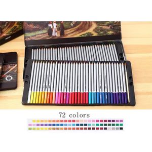 CRAYON DE COULEUR OHP Lot de 72 Crayons de couleur crayon aquarelle 