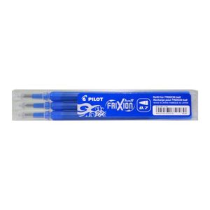 Recharge Frixion pour stylo B2P et G2 - bleue nuit - Pointe moyenne 0,7 -  Ethikit
