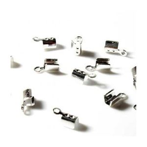 APPRÊTS  Accessoires création embouts de serrage pour fil de 1,5 mm (100 pièces) Argenté