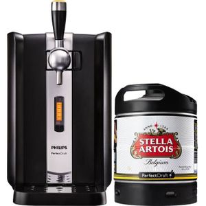 BIERE Pack Tireuse à bière PerfectDraft Stella Artois - 5 euros de consigne inclus - Idée cadeau