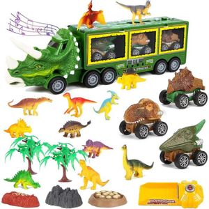 JOUET Morkka Jouet de Camion de Dinosaure Transporter 26