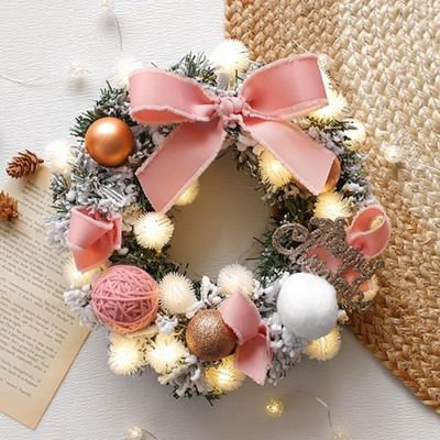 Lot De 2 Nœuds De Noël Pour Porte, Armoire, Couronne Noël