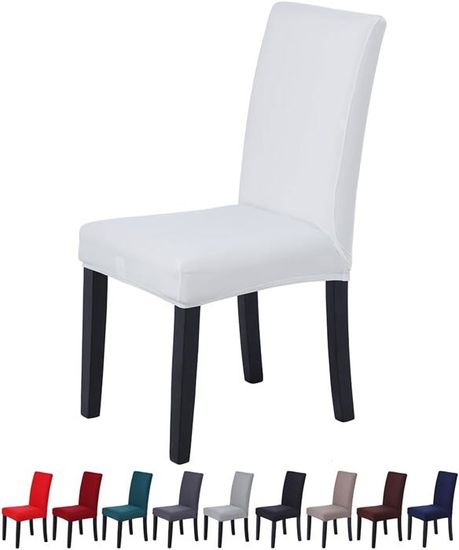 Housses De Chaise Sur Mesure - Lot De 2 Ou 4, Pour Chaises Courbées, Pivotantes, Avec Accoudoirs (polyester/élasthanne)