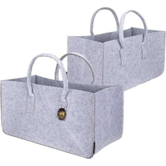 Lot De 3 Sacs De Plantation Carrés En Feutre – 19,5 X 19,5 X 20 Cm – Avec Poignées – Pour Légumes, Fruits, Fleurs – Balcon, Terrasse - 9