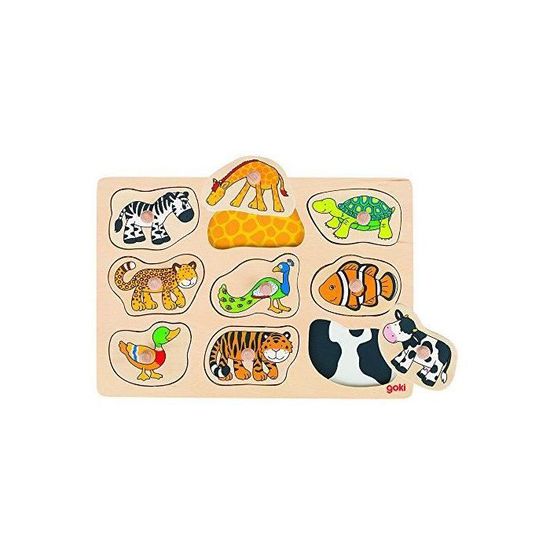 Puzzle En Bois Chiffres 0 à 9 – 10 Pièces – éducatif Et Ludique Pour Les Tout-petits
