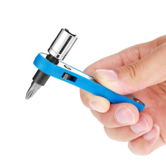 Extracteur De Bonde De Baignoire Et Clé à Cliquet En Alliage D'aluminium Kit De Clés De Vidange Pour Baignoires Et Canalisations De Douche 98666261