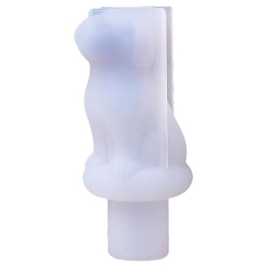 Moule En Silicone Pour Bouchon De Bouteille En Forme De Chat Créatif