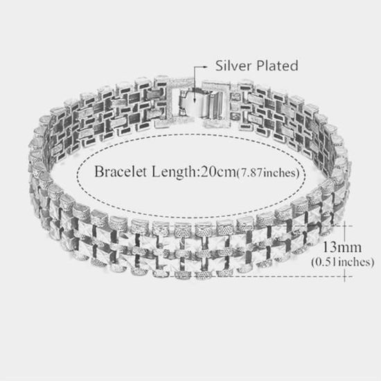 Bracelet Pour Hommes, Avec Une Boite À Bijou, Idéale Comme Cadeau Pour