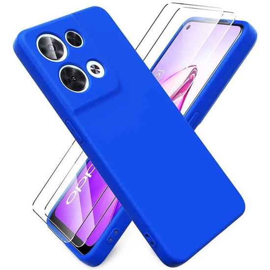 Protège écran VISIODIRECT Coque 2 Verre Trempé pour Oppo Reno 12 Protège écran VISIODIRECT Coque 2 Verre Trempé pour Oppo Reno 12