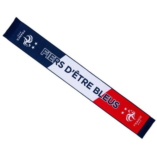 Écharpe Collection Officielle Équipe De France De Football FFF - 140 Cm Acrylique Supporter