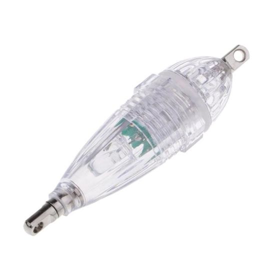 Leurre de Pêche LED en Forme de Calmar avec Lumière Verte