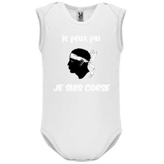 Body Bébé Manche Courte – J'Peux Pas J'ai GR 20 Randonnée France Corse Montagne