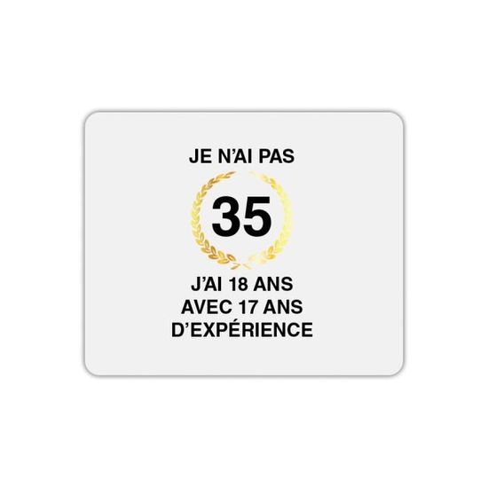Tapis De Souris Rectangle Anniversaire 35 Ans Prix Pas Cher Cdiscount Tapis De Souris Rectangle Anniversaire 35 Ans Prix Pas Cher Cdiscount