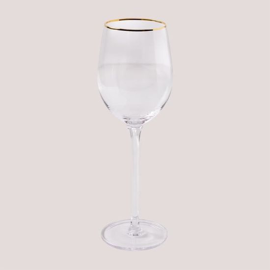 Lot de 4 verres a vin vert et jaune