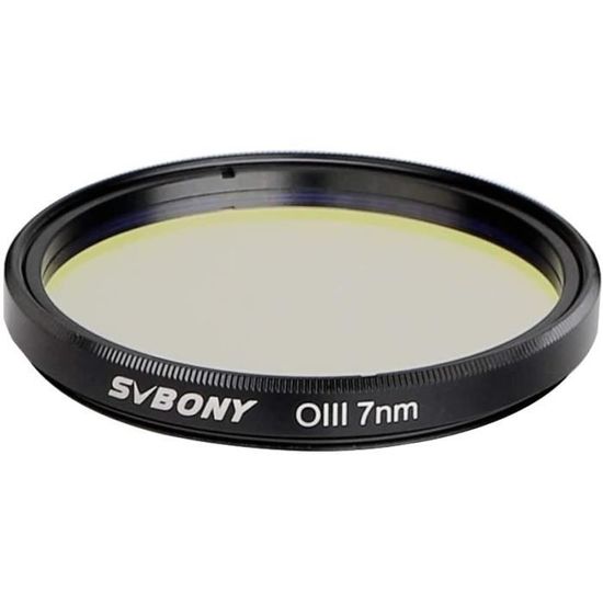 Svbony SV160 Télescope Filtre 2inch Filtre à Bande Étroite Filtre SII-CCD 7nm Filtre du Ciel Profond Filtre de Pollution Lumineuse pour Observation Astrophotographie du Ciel Profond 