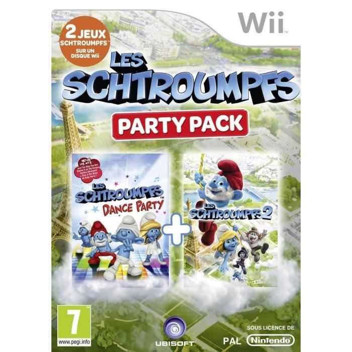 Ubisoft Compil Smurfs 1+2 Jeu Wii