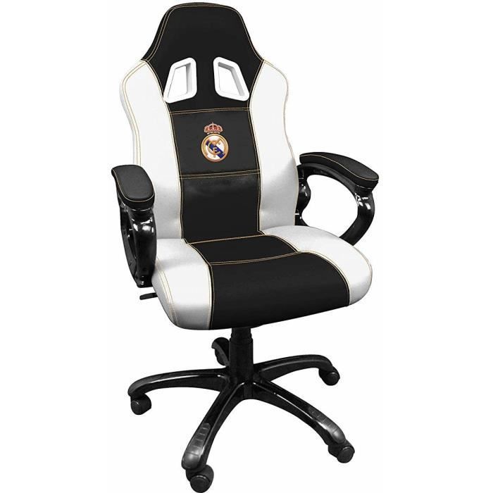 Siege Gaming Baquet Fauteuil Gamer Avec Assise Ergonomique Chaise De Bureau Et De Jeu Pivotante Real Madrid Achat Vente Siege Gaming Sa5496 13 Rm Siege Gaming Cdiscount