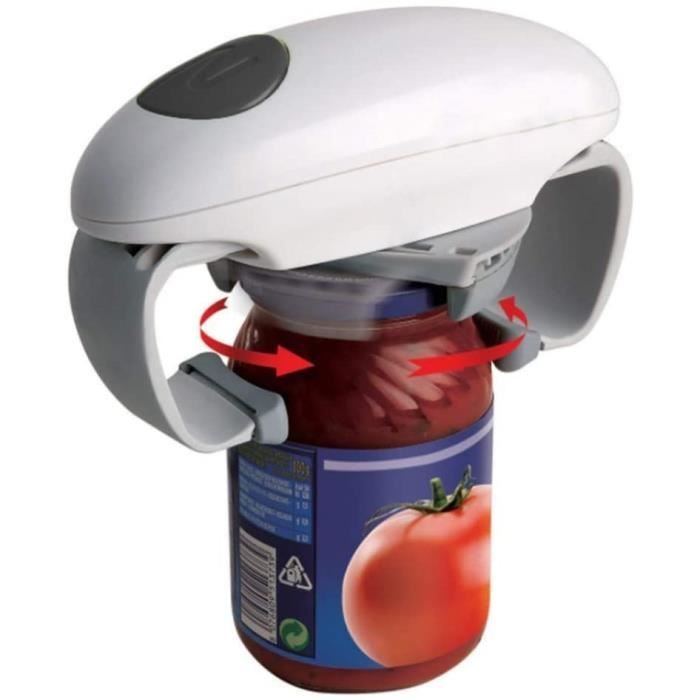 Ouvre-bocal Automatique,Ouvre-boîtes Automatique Ouvre-bouteille Électrique En Conserve Ouvre-bocal Outils De Cuisine Outils