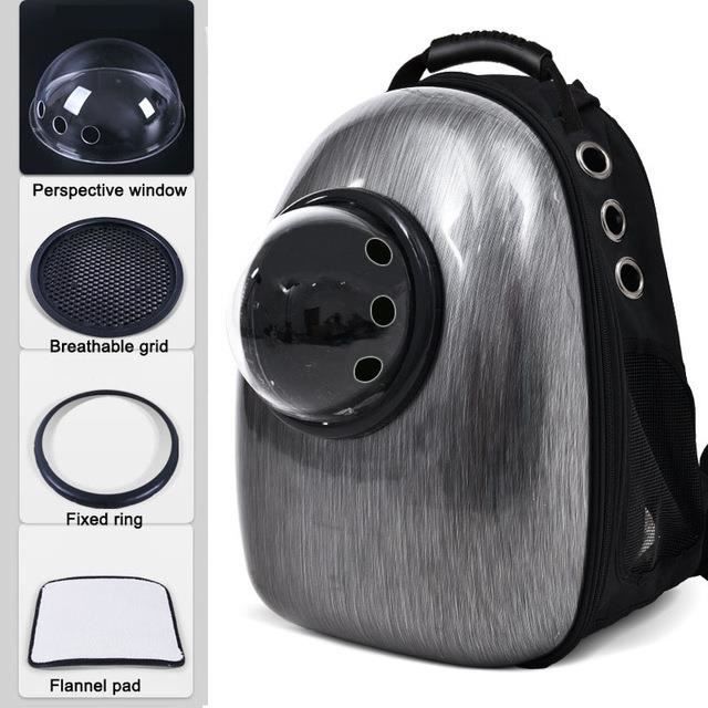 Sac à dos pour chat pour chien sac à dos de voyage pour chat sac à bandoulière Double Capsule espace sac à dos pour - B