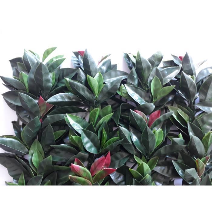 FEUILLAGE ARTIFICIEL IMITATION PHOTINIA - 1M2