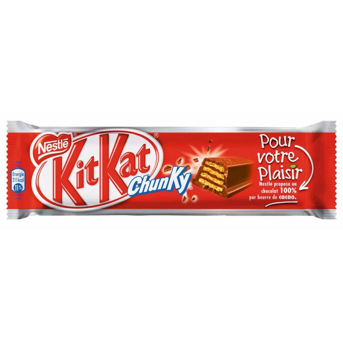 Hellocandy Kit Kat Chunky Bte 24 Nestle Barres Chocolatées