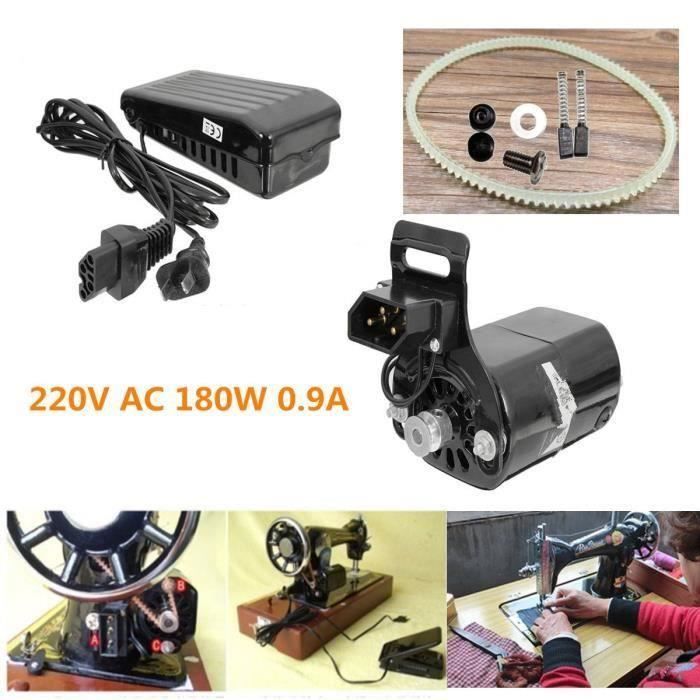 7Pcs 220V 180W 0.9A HN-180 Machine Coudre Electrique Moteur Pied Pédale vitesse La57161