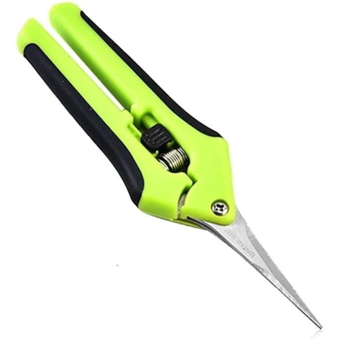 TURF SHEAR utecateur Acier Inoxydable Eacutelagage Jardin Ciseaux De Coupe De Fruits Plantes en Pot De Meacutenage Eacutelagage 2186