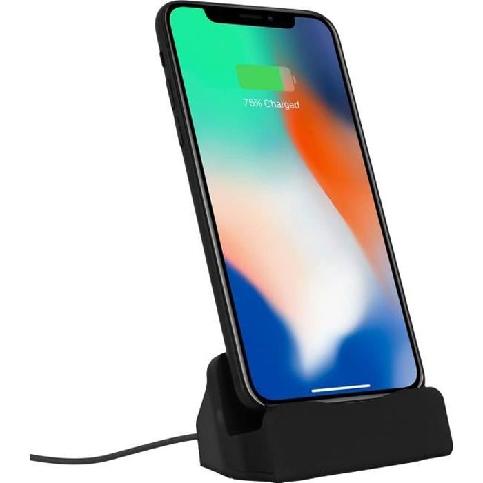 Station d'accueil iPhone Charge & Synchronisation connecteur Lightning - Noir