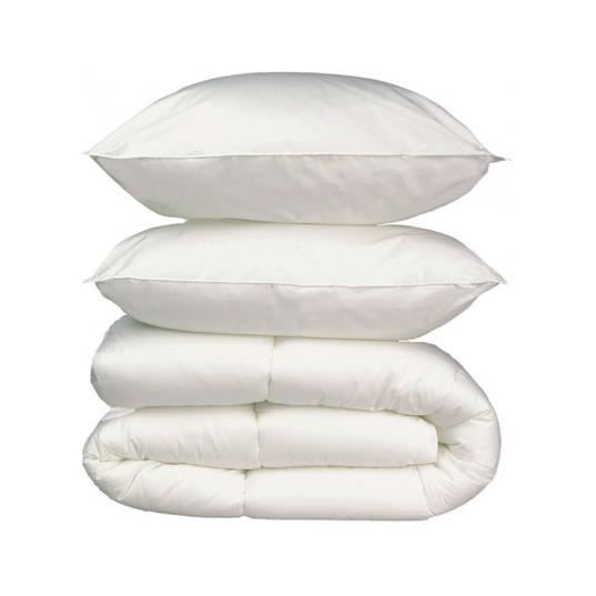 Ensemble couette + 2 oreillers Kit Confort prêt à dormir 240x220cm