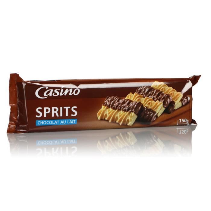 Sablés nappés de chocolat au lait - 150 g
