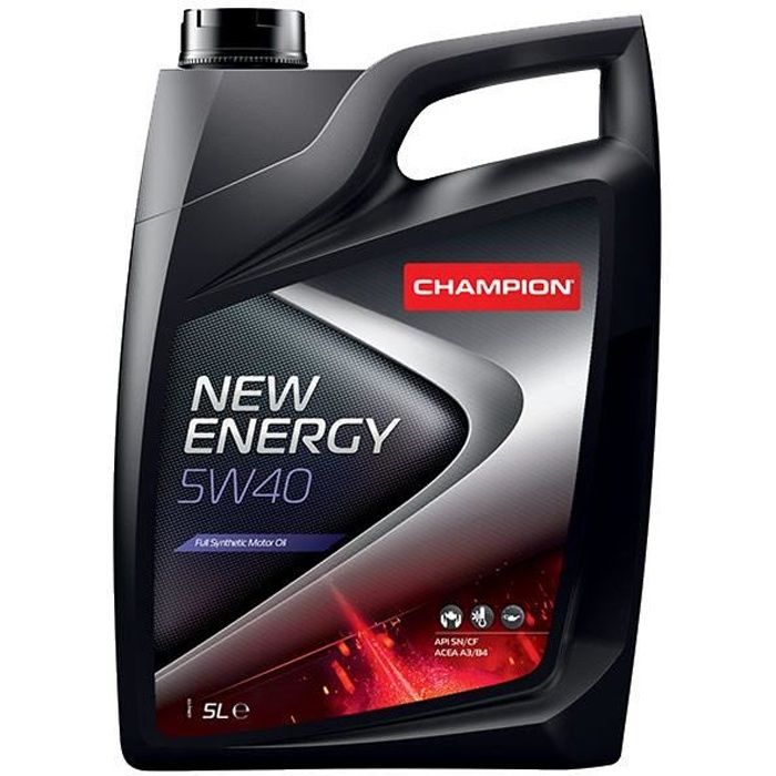 Huile Moteur CHAMPION Champion 5W40 New Energy 5L - 5413048211850