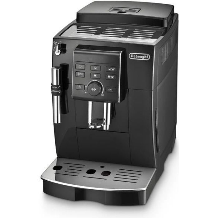 DeLonghi ECAM 23.125.B, Autonome, Machine à expresso, 1,8 L, Café en grains, Broyeur intégré, Noir