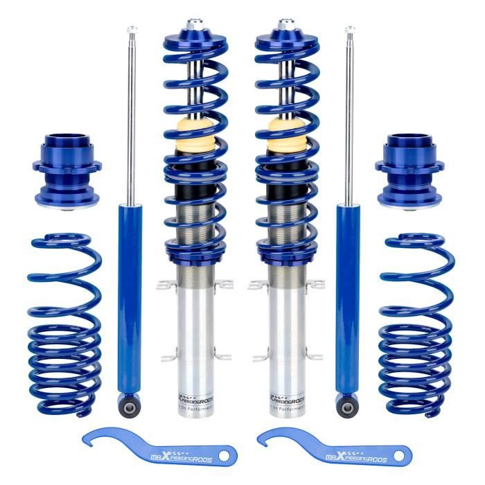 Kit Suspension Combiné Fileté pour VW Bora Golf IV New Beetle / pour Audi A3 / pour Seat Leon / pour Skoda