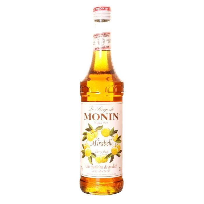 Bouteille de sirop Monin mirabelle