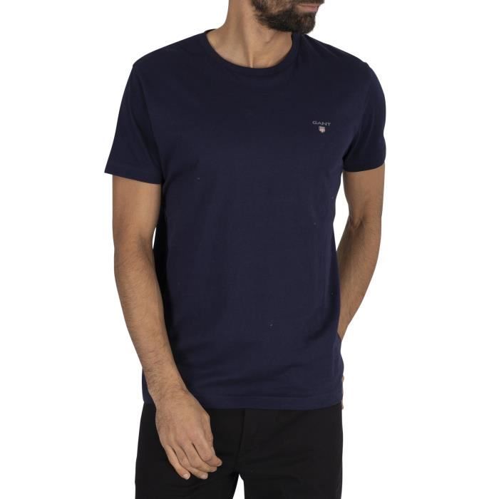 Gant Le t-shirt original, Bleu, Homme