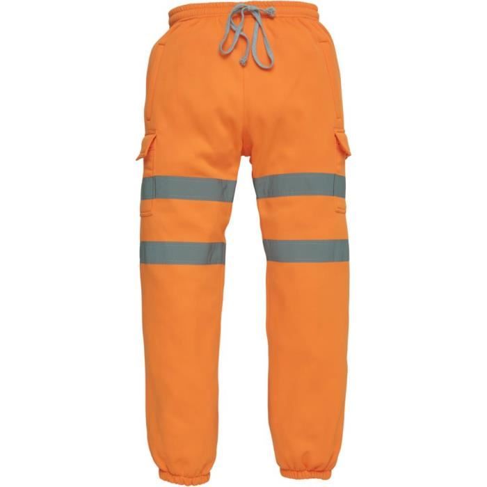 Pantalon de jogging haute visibilité Yoko CARGO - Orange Fluo - S