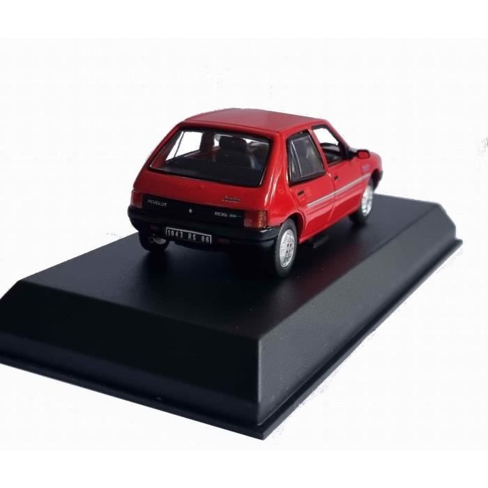 Voiture de Collection Peugeot 205 Junior de 1988 Rouge NOREV 1/43…