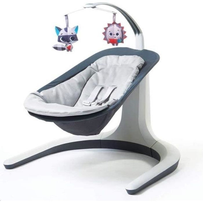 transat balancelle manuelle bounce & sway gris