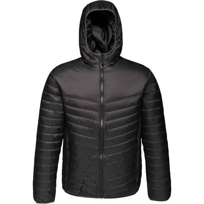 REGATTA Doudoune avec capuche, déperlante, isolation thermique warmloft 140g/m² - Noir