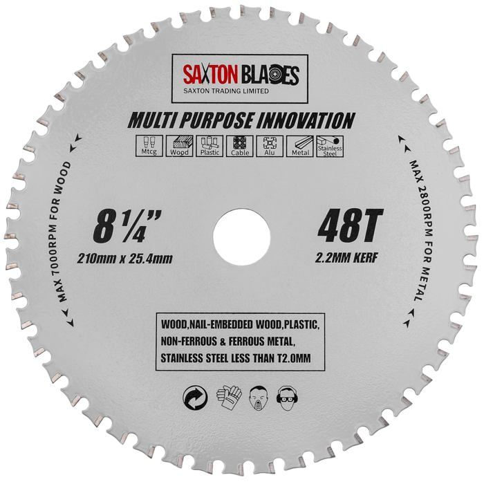 Lame De Scie Circulaire Starrett 254 Mm - 24 Dents, Coupe Rapide Sur Bois, Avec 4 Bagues D'adaptation (16/19/25/30 Mm)