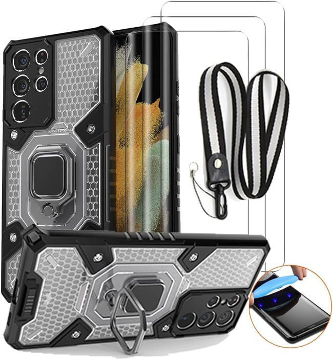 NOVAGO Compatible Avec Xiaomi 15T Pro- Pack De 4 Films Vitre Verre Trempe Donc 2 Pour Ecran Et 2 Pour L Objectif Camera Arriere