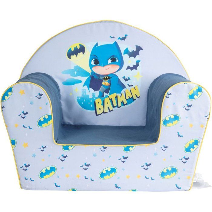 Fauteuil Tataway Chaise Enfant Dc Comics Batman - Confortable et Sûre - Idéale pour les Chambres et les Coins Jeux